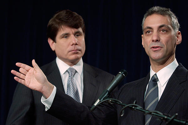 Rahm Emanuel and the man who tried to sell Obama's Senate seat.