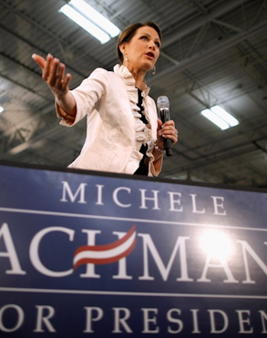 Michele Bachmann, Republican winner of the Ames Straw Poll, believes that creationism should be taught alongside evolution in biology classes.