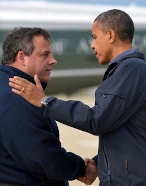 Governor Christie and President Obama