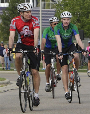 Rob Portman and his son, Will